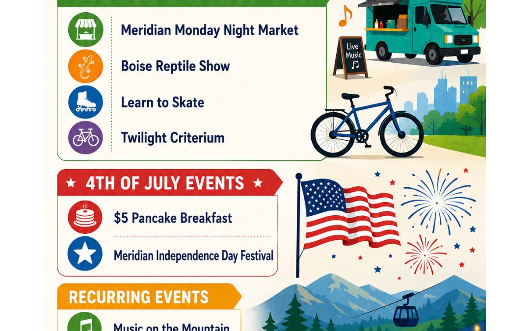 Family-Friendly Events Happening Around the Treasure Valley This July 2026